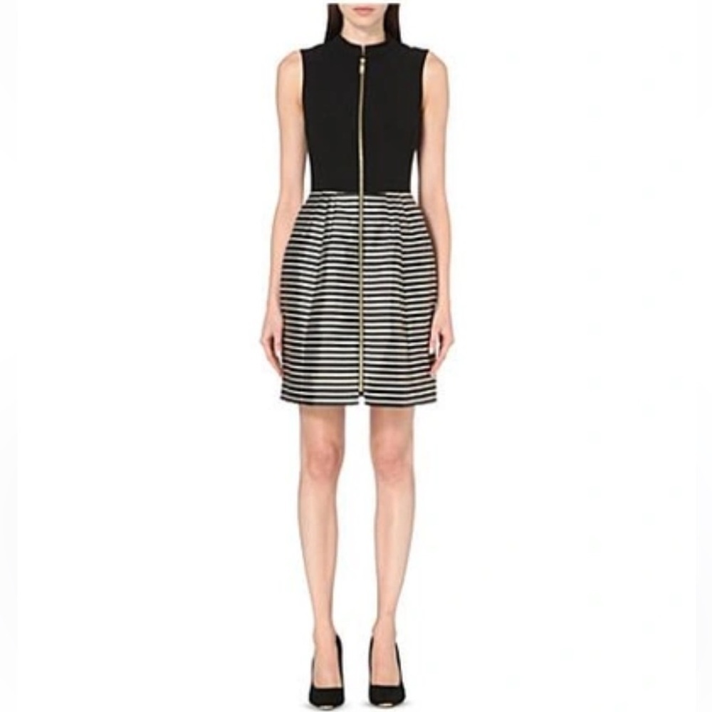 Ted Baker London Maurey Striped Dress w/Pockets Size 4 - Picture 3 of 11